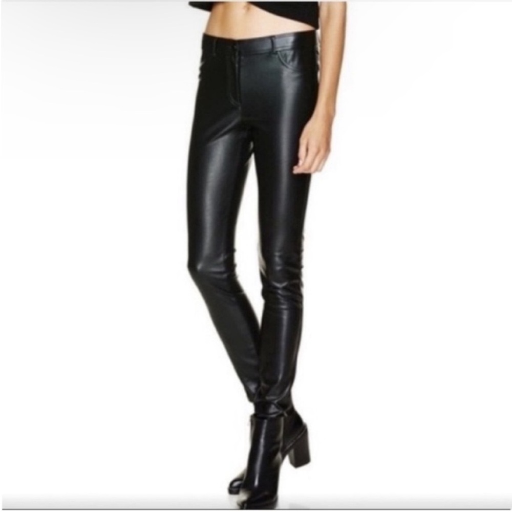 Aritzia Wilfred Free Sauvage Faux Leather Pants